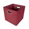 John Louis Home Fabric Bins, Tweed, Burgandy, 11 in W BIN-C-T04 - alternate 1